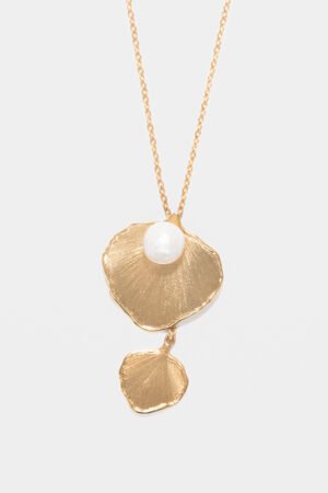 Orchid petal necklace