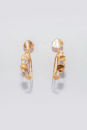 Orchid Whisper Double-Hoop Earrings
