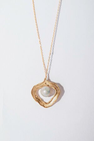 Orchid Whisper Halo Necklace