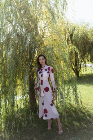Silk Orchid Gown